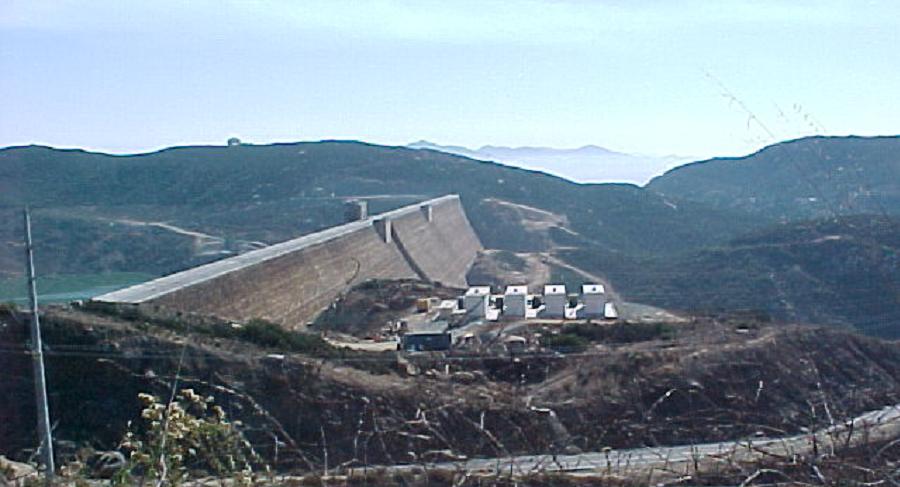 View of Dam from Right Abutment